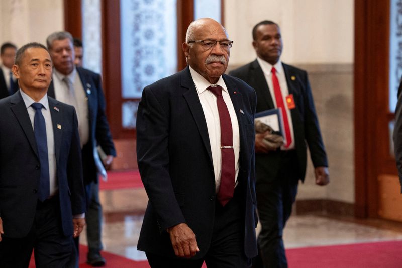 Fiji leader to press Pacific Islands concerns in Washington after U.S. aid frozen