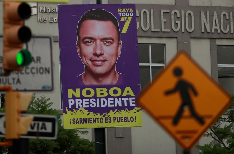 Ecuador banana heir Noboa seeks full presidential term to push on with crime crackdown