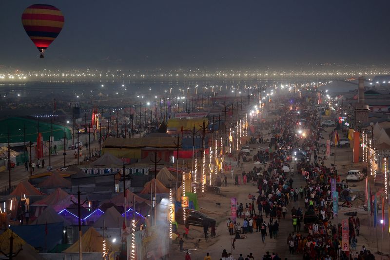 Ten million Indians take holy dip on key day of Kumbh Mela festival