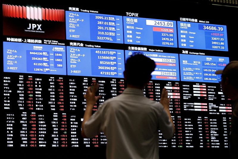 Asian stocks follow Wall St higher on tariff roadmap