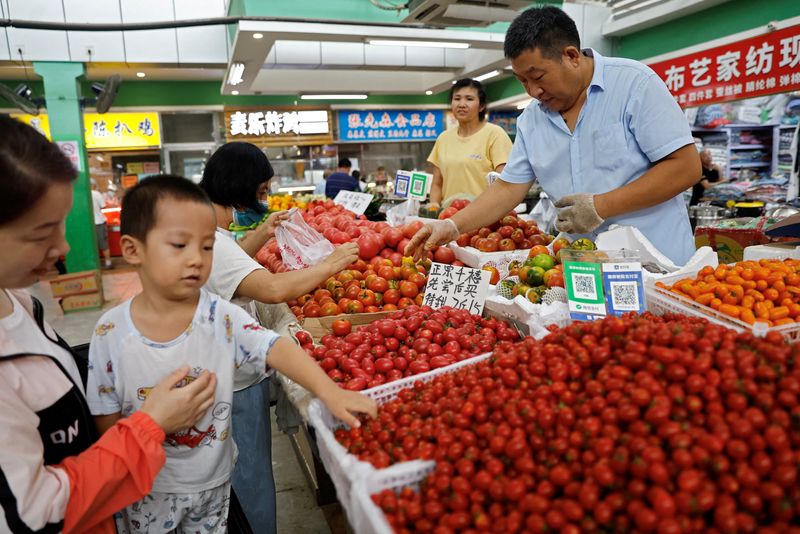 China Feb consumer price index contracts in February
