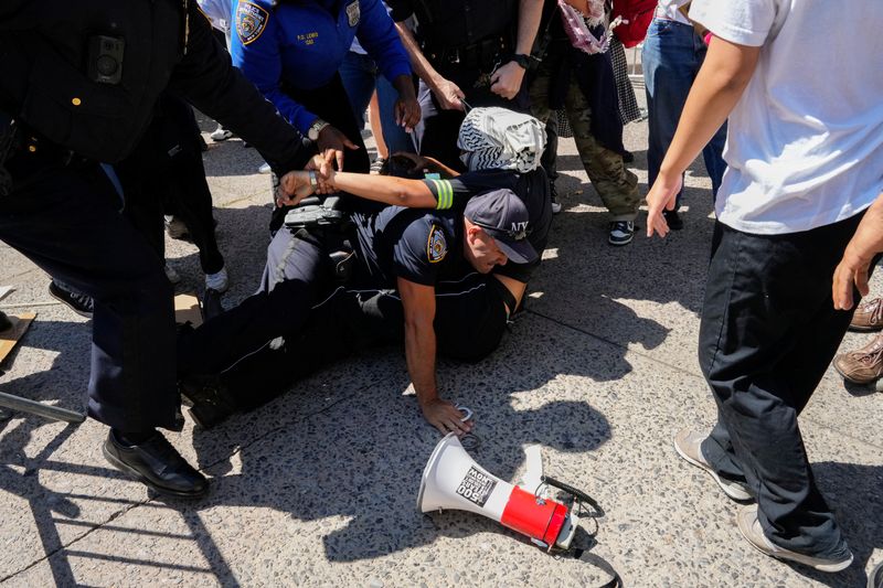 US authorities arrest Palestinian student protester at Columbia University, students say