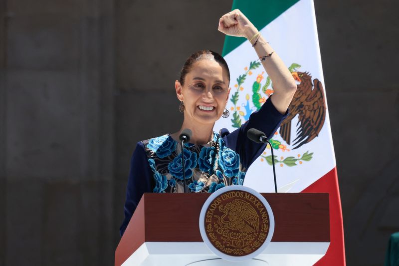 Mexico's Sheinbaum rallies national pride after US tariff reprieve