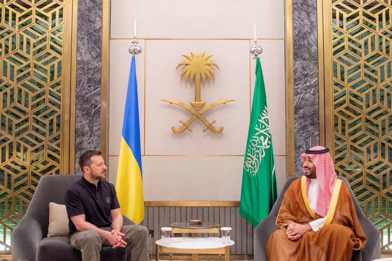 Zelenskiy in Saudi Arabia as US voices hope for Ukraine peace talks