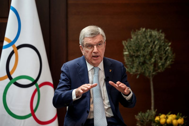 Olympics-Paris Games gender row was product of Russian fake news campaign-IOC's Bach
