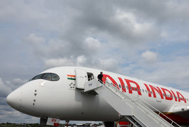 Exclusive-Air India in talks for dozens of new widebody jets from Airbus, Boeing, sources say