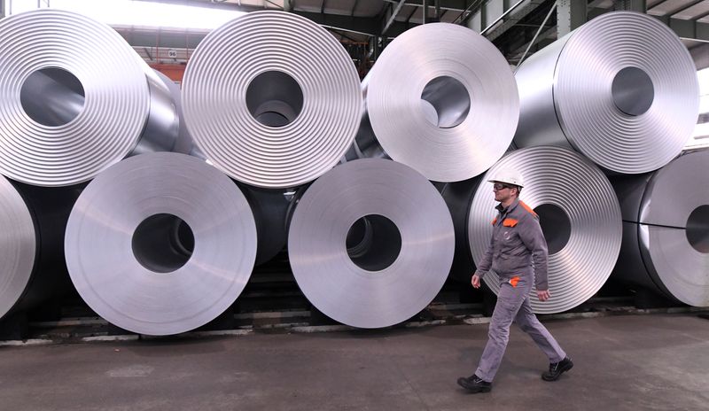 Salzgitter blames weak sales outlook on Germany's stagnation, trade tensions
