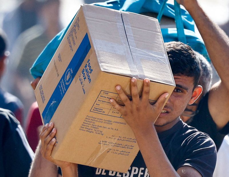 US forces working with Israel on Gaza aid, Israeli official says