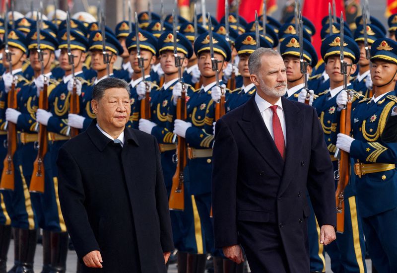 Xi pitches closer ties to Spanish king as Madrid courts Chinese investment