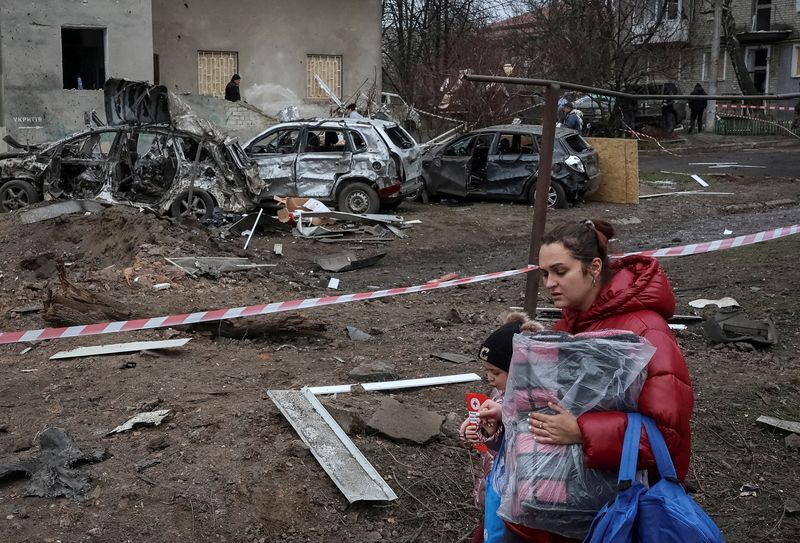Russian drones hit Kharkiv, injuring 32 people, Ukrainian officials say