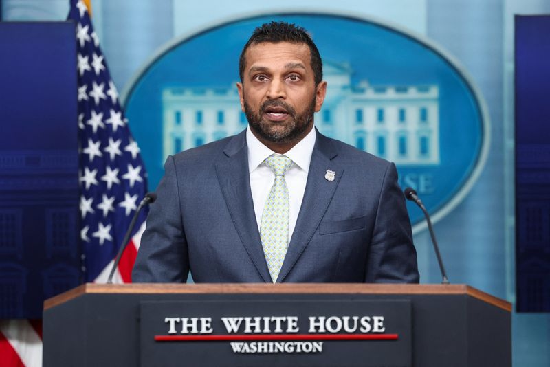 White House denies Trump weighing ouster of FBI Director Kash Patel