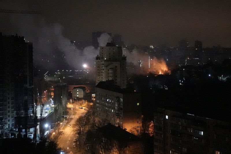 Vast Russian overnight attack on Ukraine kills two, wounds dozens