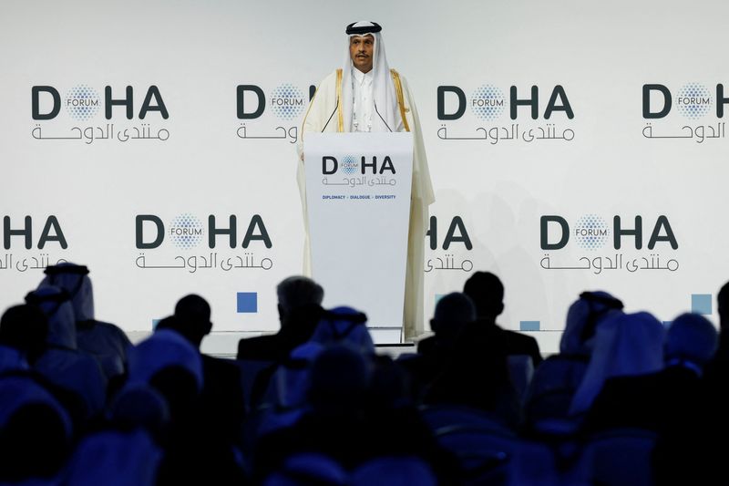 Gaza talks at critical moment, ceasefire not complete, Qatar's prime minister says