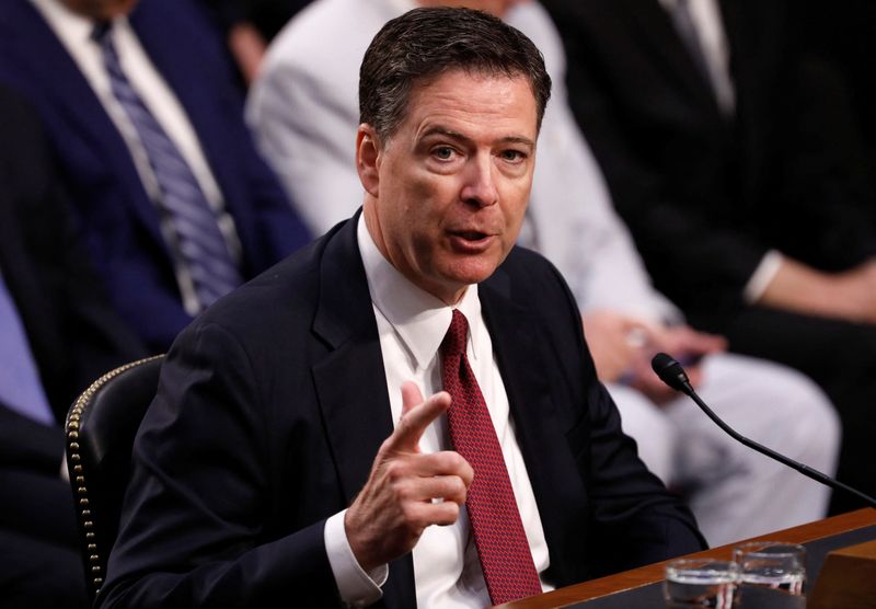 US seeks to lift block on evidence in probe of ex-FBI chief Comey
