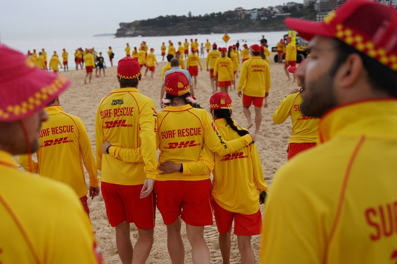 Australian lifesavers return to duty at Bondi Beach after massacre