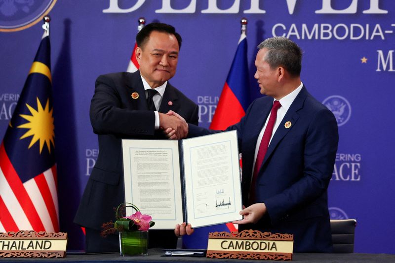 Thailand and Cambodia sign truce to halt fierce border conflict