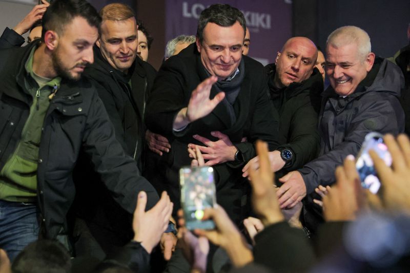 Kosovo’s Kurti promises swift formation of new government after election win