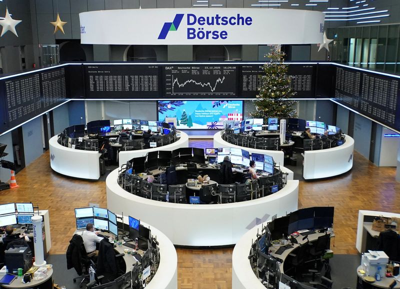 European shares touch record high as markets resume post-holiday trading