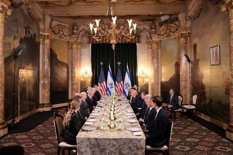 Trump warns Iran of possible strike, urges Hamas to disarm after meeting Netanyahu