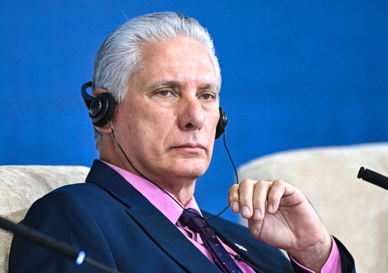 Cuban president denounces ’state terrorism’ against Venezuela