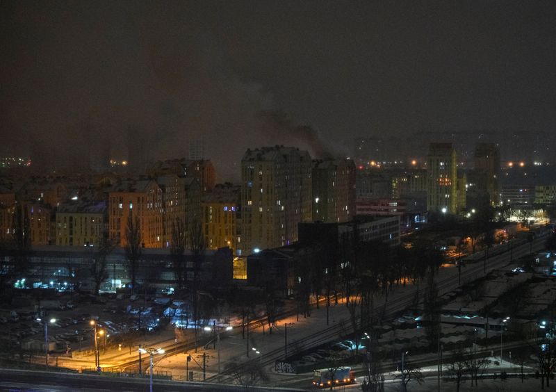 Russian drone attack on Kyiv kills four, triggers fires