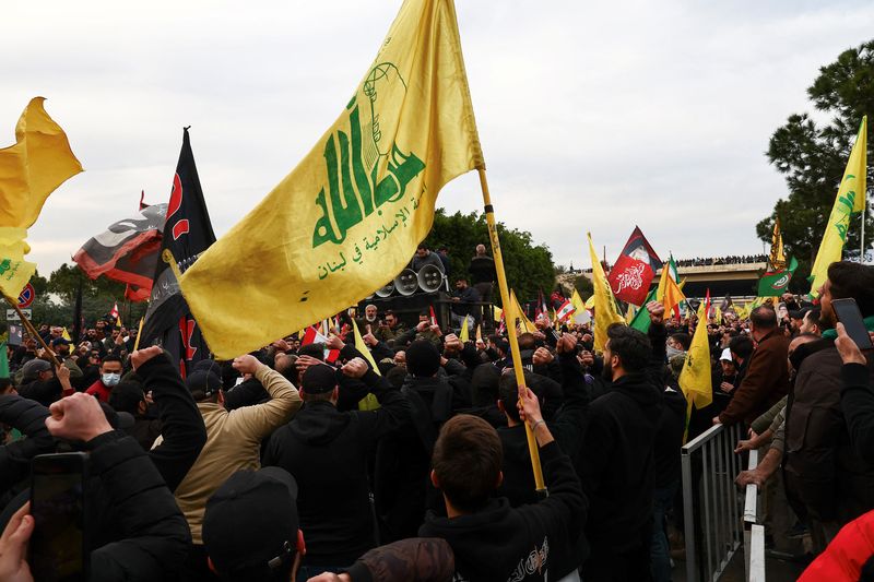 Tear gas fired at Hezbollah supporters protesting Lebanon blocking Iranian flight