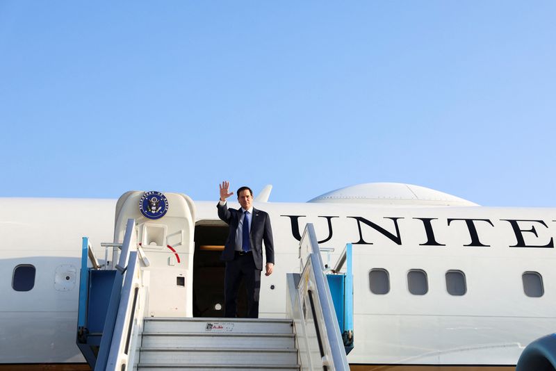 Rubio arrives in Saudi Arabia before Russia talks to end Ukraine war