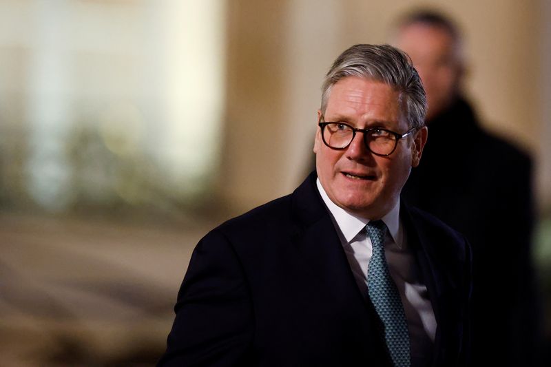 UK PM Starmer says U.S. must provide security guarantee for Ukraine to deter Russia