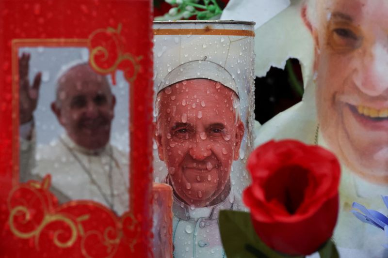 Pope Francis, in critical condition, had quiet night in hospital, Vatican says