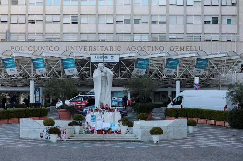 Pope Francis rested well overnight in hospital, Vatican says
