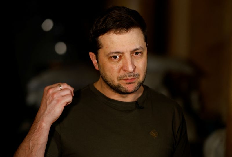 Ukraine's Zelenskiy says he wants America to be strong, vows to counter Russian narratives