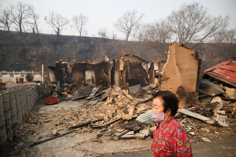 South Korea battles worst ever wildfires as death toll hits 26