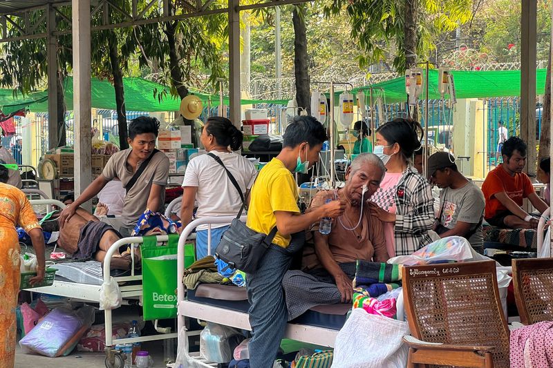 Water and medicine in short supply after Myanmar earthquake, says UN