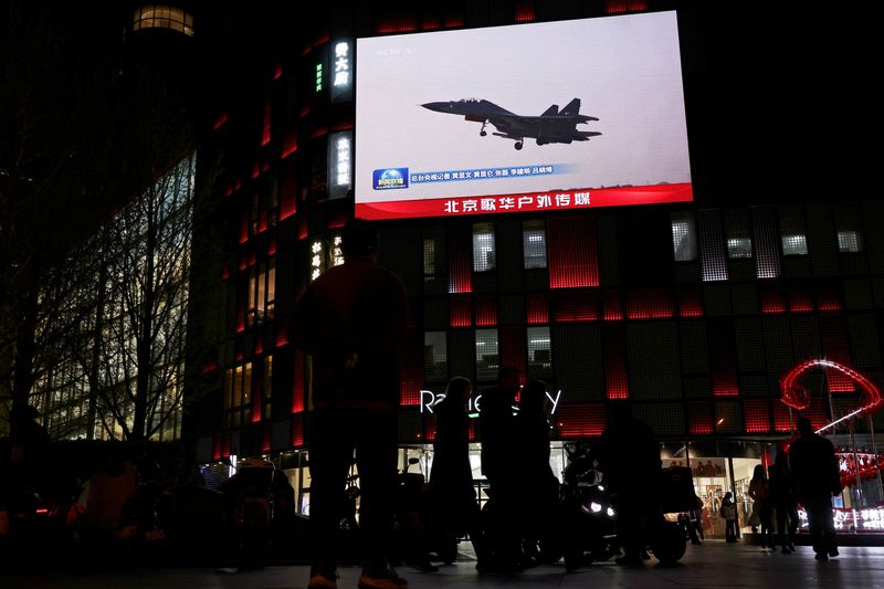 UK expresses concern over Chinese military exercises around Taiwan