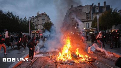 More than 1,300 arrested as clashes follow another day of mass protests across France
