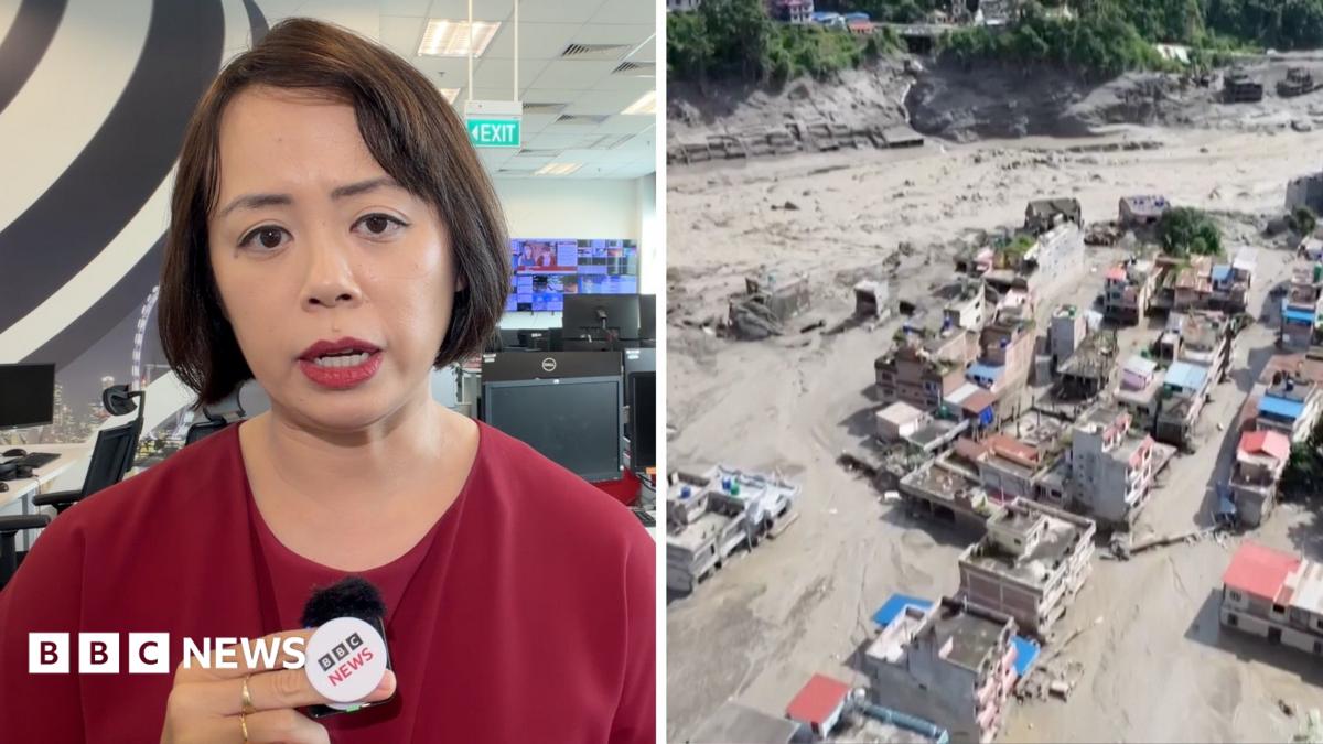 Watch: How a glacial collapse caused devastation downstream