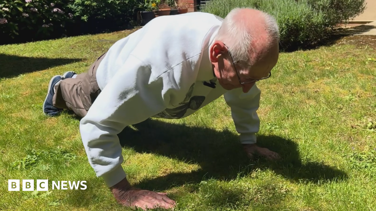 I'm 98 but I still do my 40 press-ups every day