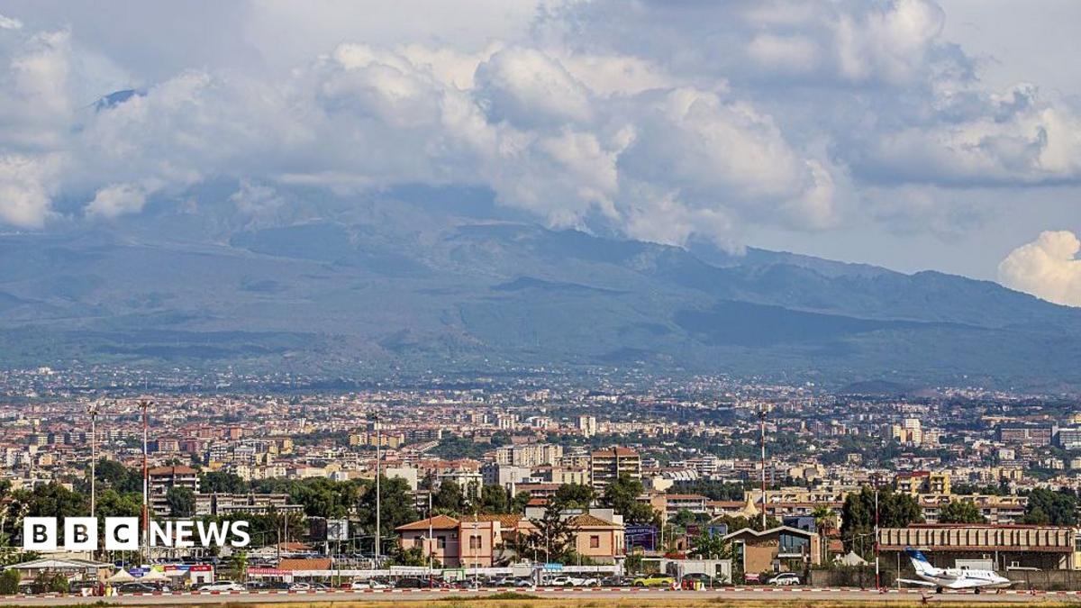 Ash from Mount Etna grounds flights at Sicily airport