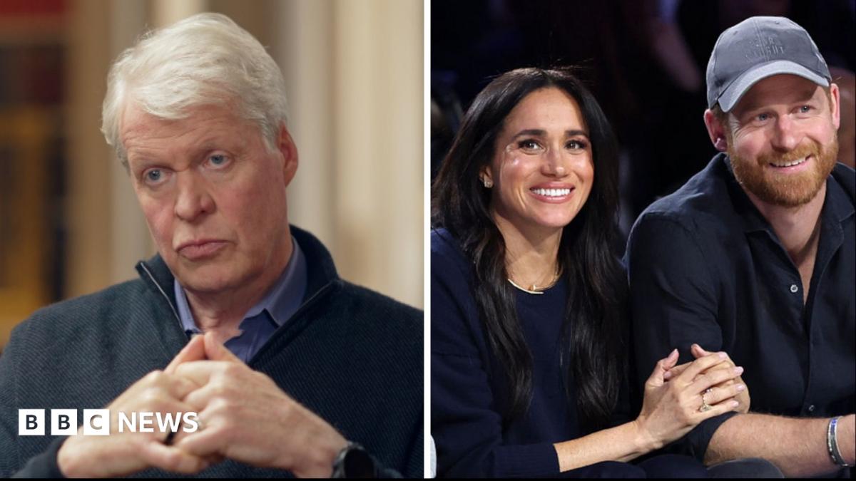 Watch: Diana's brother says press has 'cancerous influence' on Harry and Meghan's lives