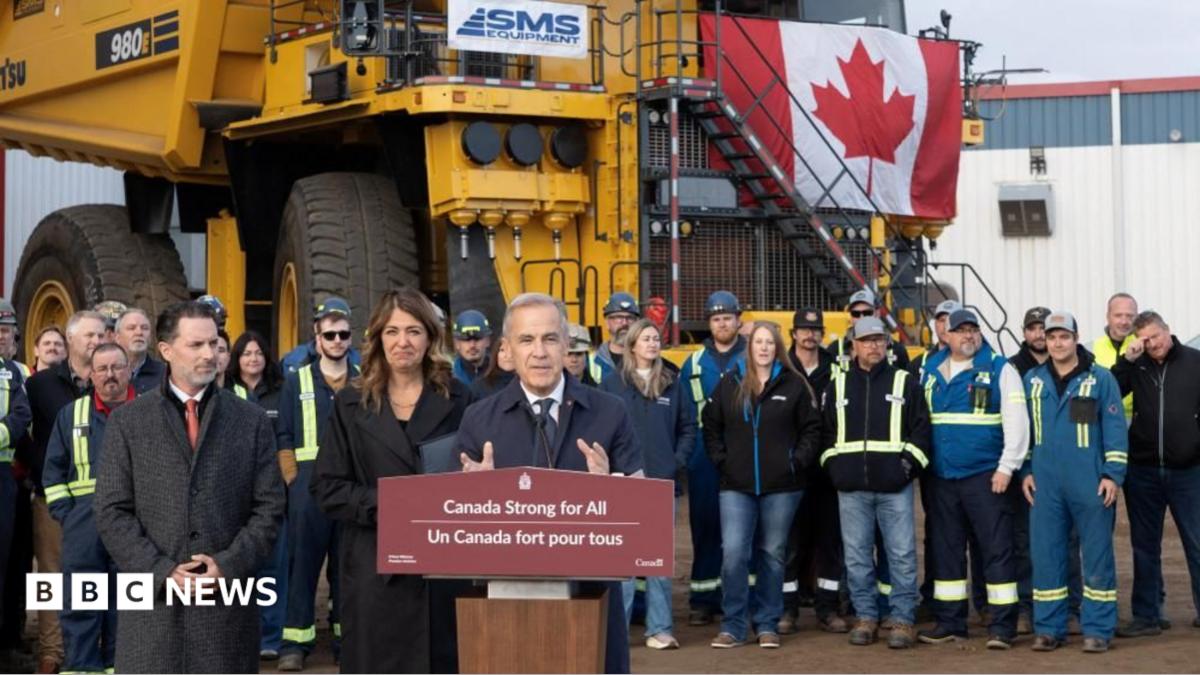 Carney hopes an oil pipeline can help Canada fight a trade war