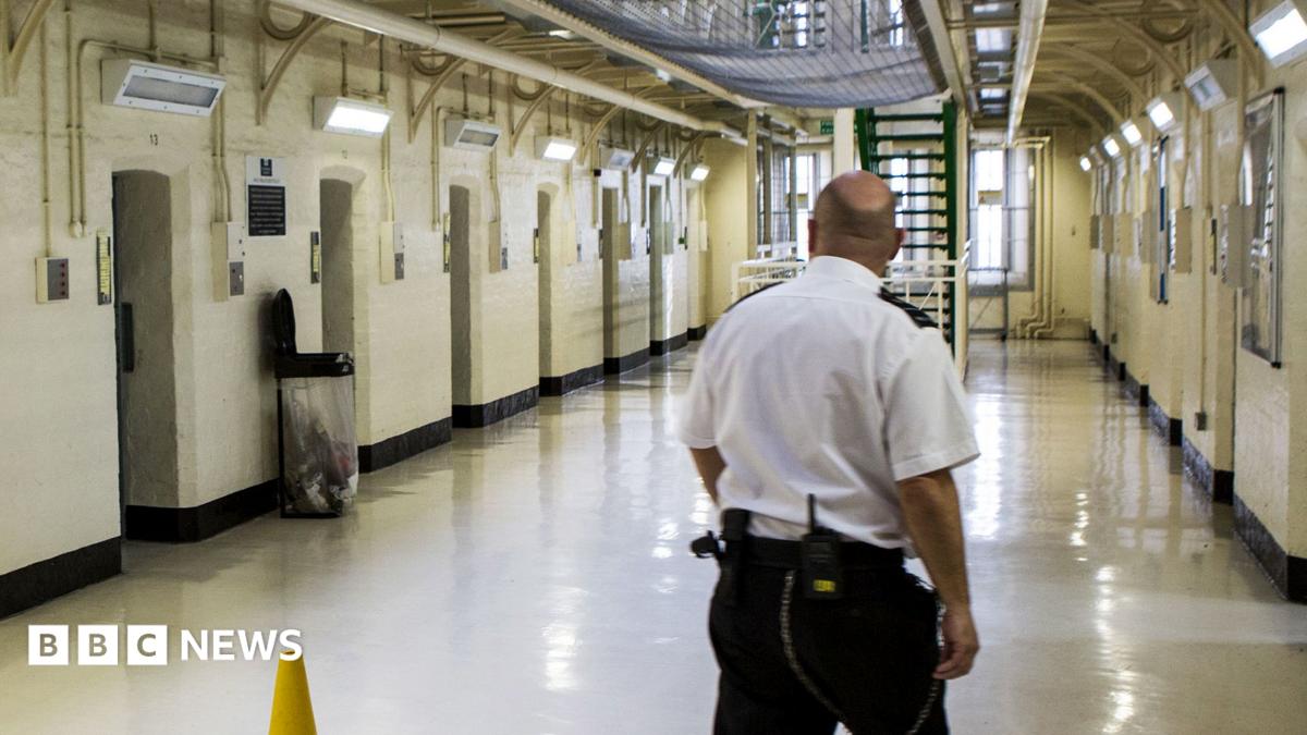 Male prisons in England and Wales have fewer than 1,800 spaces