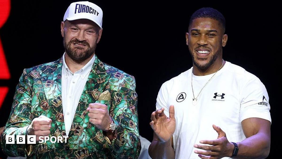 Respect and laughs as Fury and Joshua face off