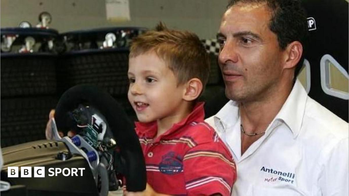 Antonelli - the boy 'born in a garage' who started driving on dad's lap