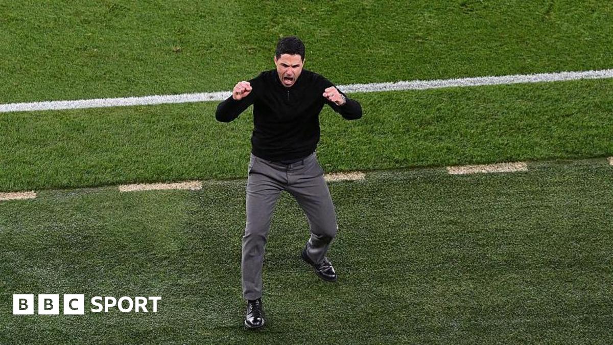 Arteta told of title win by crying son - while having barbecue
