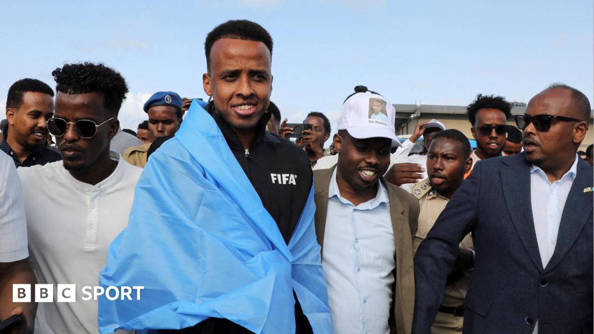 Banned World Cup referee Omar Artan arrives home in Somalia
