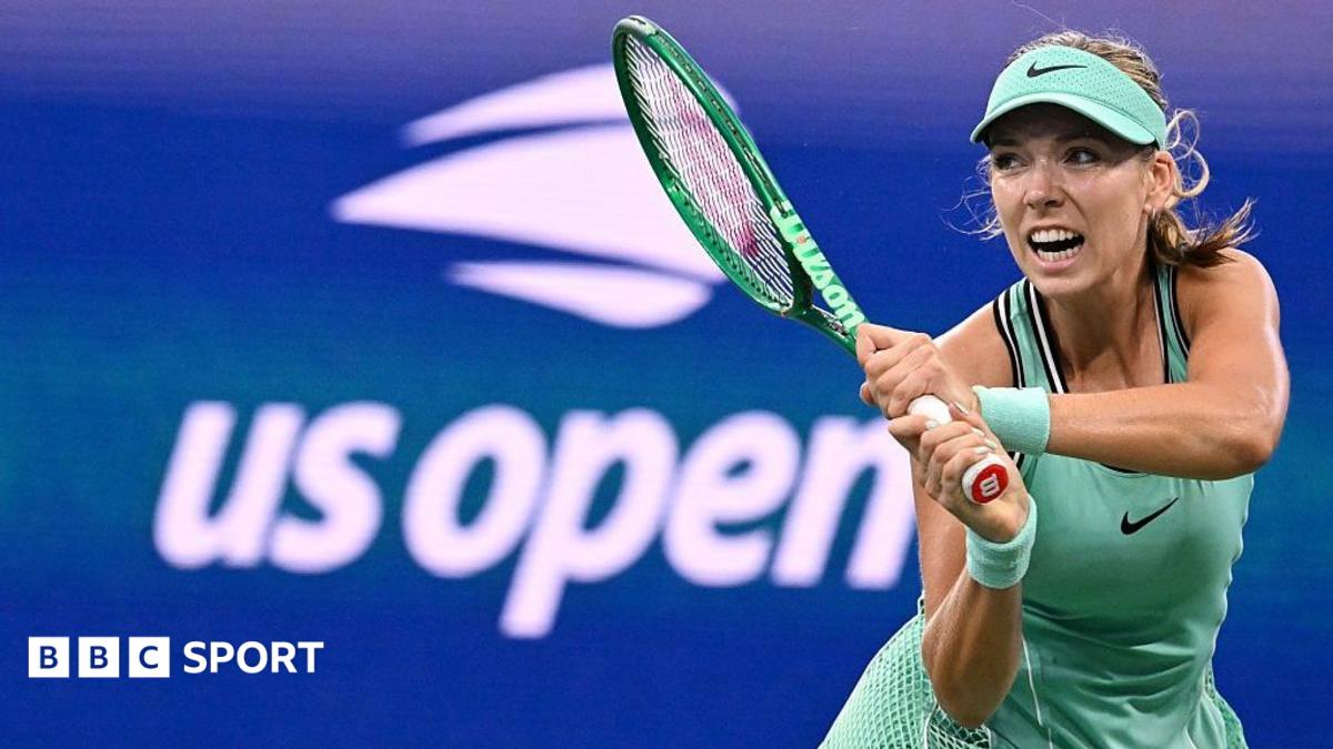 Boulter wins one game in 58-minute US Open defeat