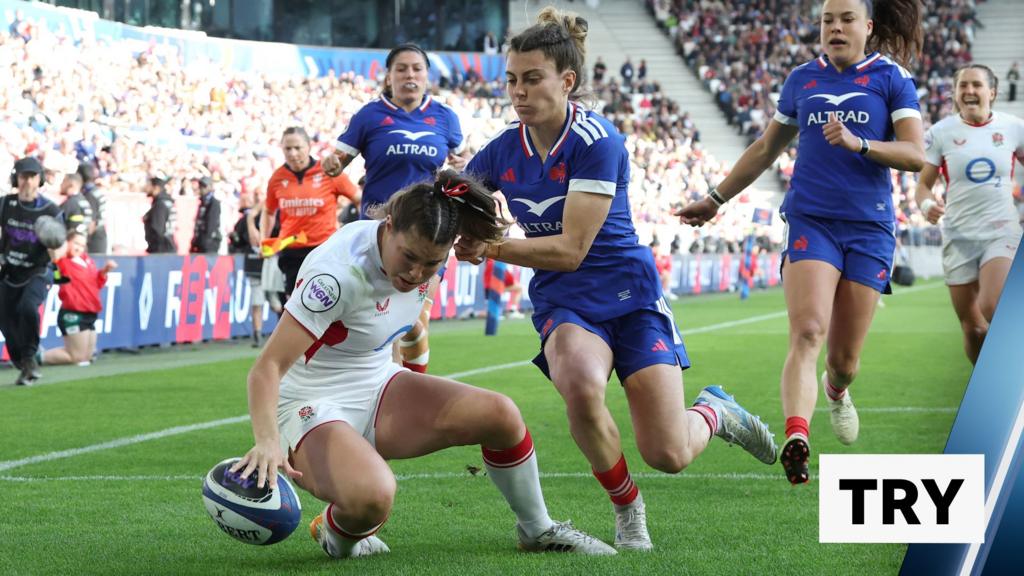 'What a finish!' Breach scores 'brilliant' try as England close on title