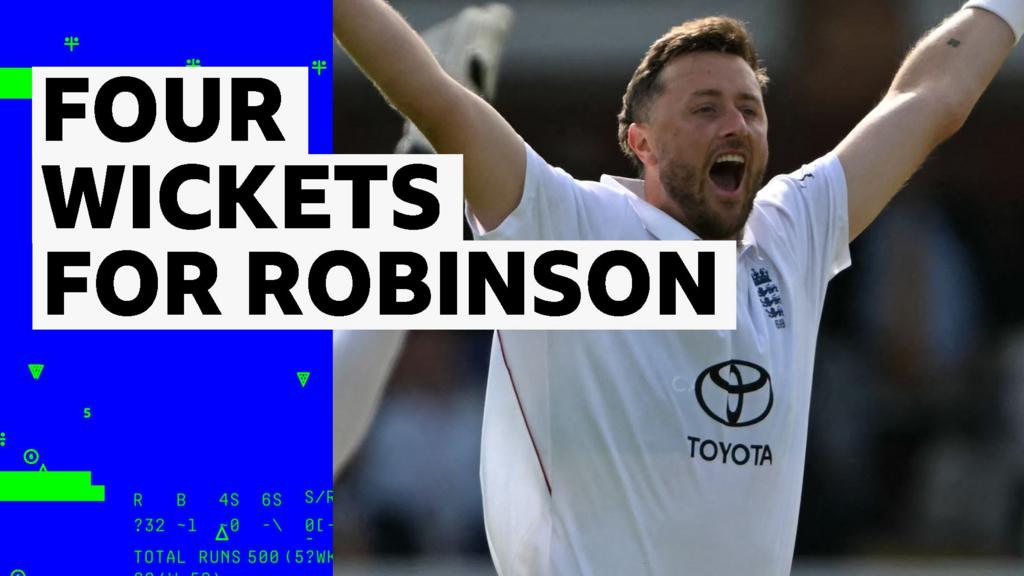 Brilliant bowling - Relentless Robinson stars with the ball
