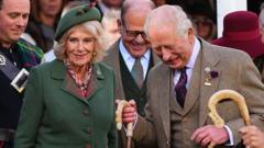 King and Queen join Highland games fans at Braemar Gathering