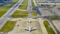 Planes grounded at Gatwick after aircraft stuck on runway